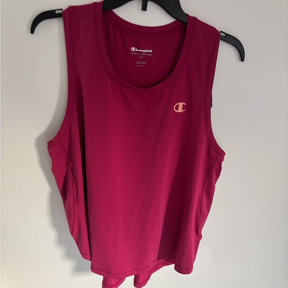 Champion Women's Fuchsia Muscle Tee